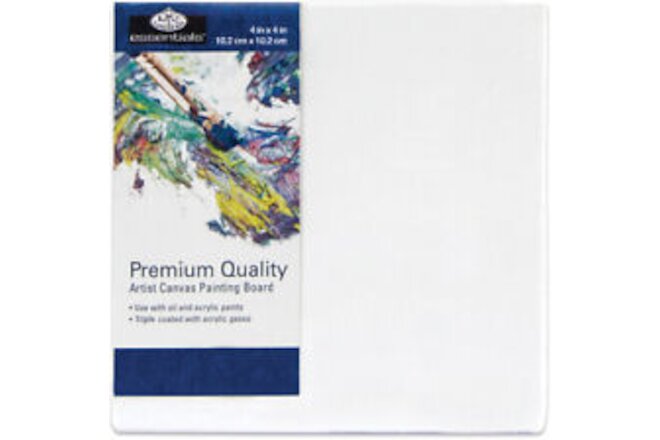 essentials(TM) Premium Canvas Board-4"X4" (Pack of 6)