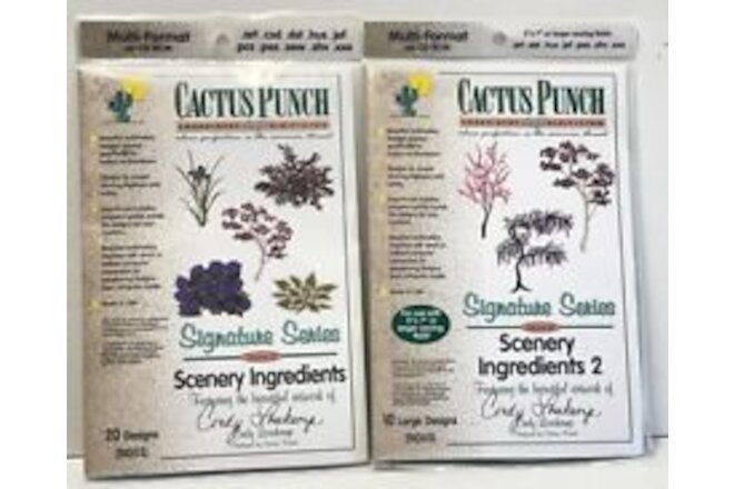 2 Cactus Punch Embroidery CD Multi Format Signature Series Scenery Ingredients