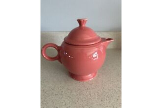 Fiestaware Retired Flamingo Pink Teapot