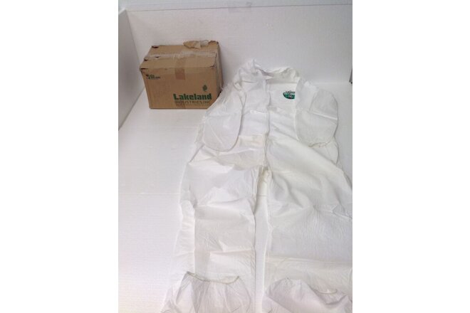 One Box with 25 LAKELAND Industries CT1417 X Large Micromax Lab Coat FREE SHIP!