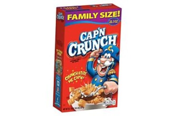 Cereal, Original, 22.1oz Box Cap'n Crunch Crunch Original