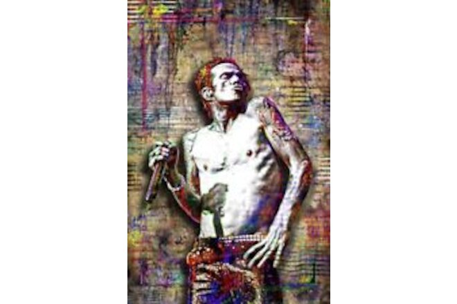 SCOTT WEILAND Poster, STONE TEMPLE PILOTS  Pop Art with Free Shipping US