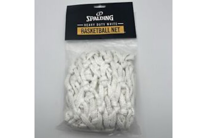 Spalding Heavy Duty Indoor Outdoor Basketball Net White NEW Sealed