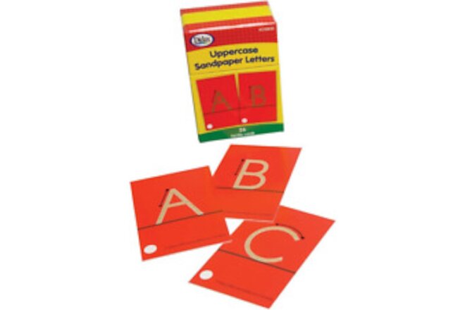 Didax Educational Resources Tactile Uppercase Sandpaper Letters, Upper case, X