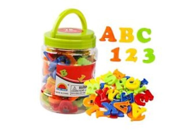 Magnetic Letters Numbers Alphabet Plastic ABC 123 Fridge Magnets for