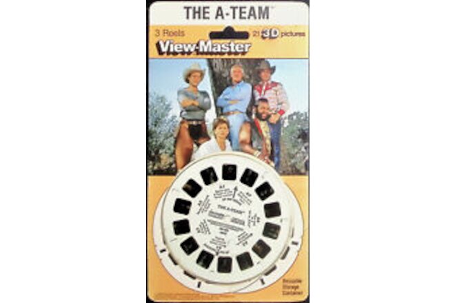 THE A-TEAM 3d View-Master 3 Reel Packet SEALED