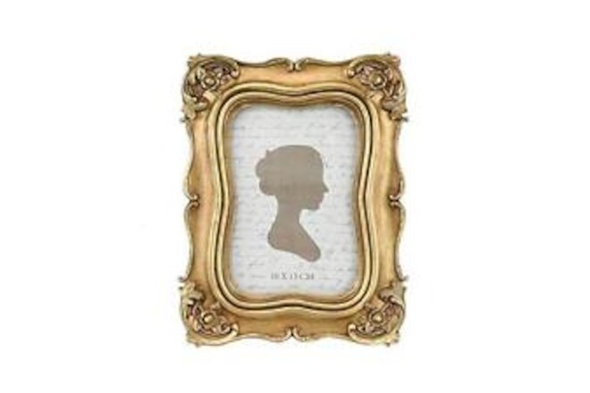 Vintage Picture Frame 4x6 Inch, Luxury Antique Photo Frames with Glass Front,...