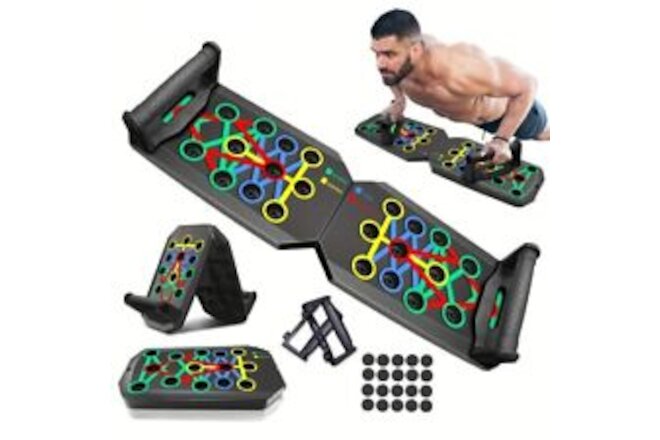 Foldable Push up Board,Portable Push up Bar,Pushup Handles for Floor