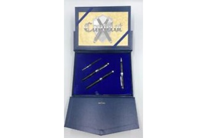 Camelot Merlin Collection Boxed Pen Set Blue New Sealed In Plastic Never Opened