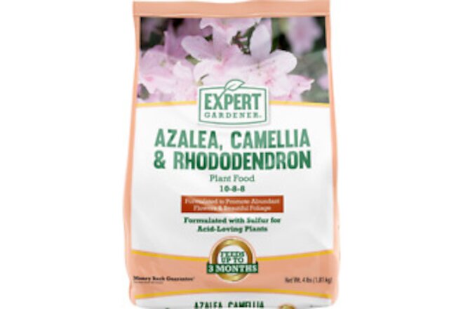 Azalea, Camellia & Rhododendron Plant Food Fertilizer 10-8-8, 4 Lb.