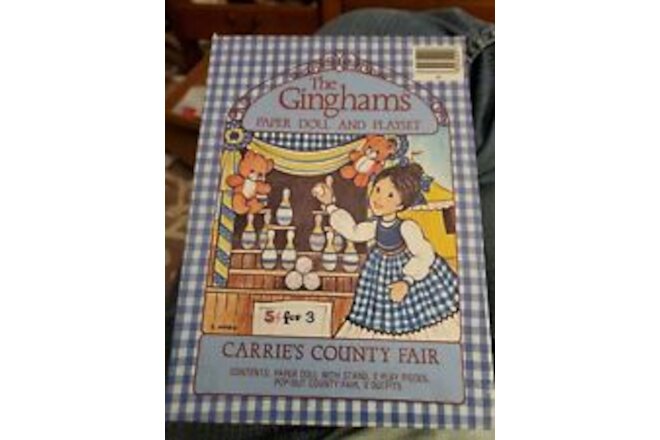 The Ginghams Paper Doll and Play Set  Carrie’s County Fair