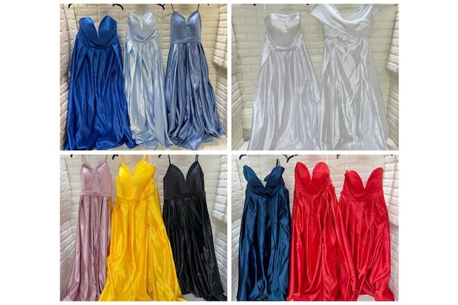 Wholesale Lot of 11pc Women's Prom Bridesmaid dresses Formal Party Wedding dress