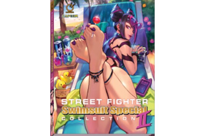 PRE-ORDER Street Fighter Swimsuit Special Volume 2 Juri Swimsuit Gold Hardcover