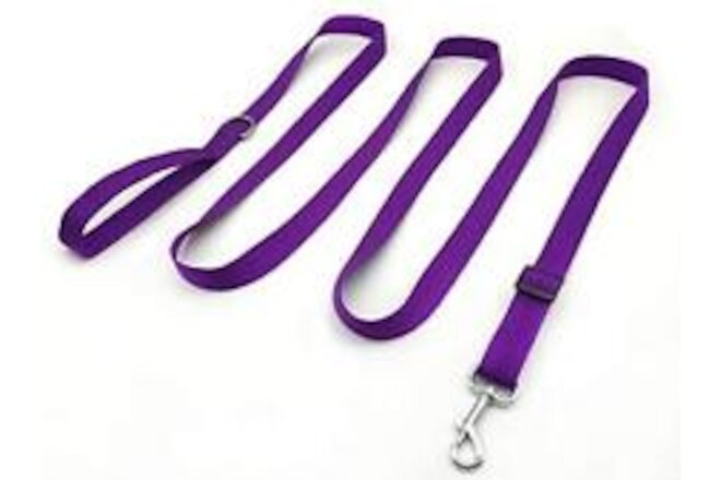 Adjustable Nylon Dog Leash 10 Foot Long Dog Leashes for Medium Large Dogs