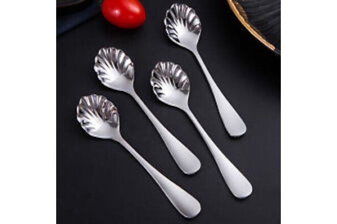 Coffee Spoon Non-stick Wide Application Long Handle Coffee Spoon Stainless Steel