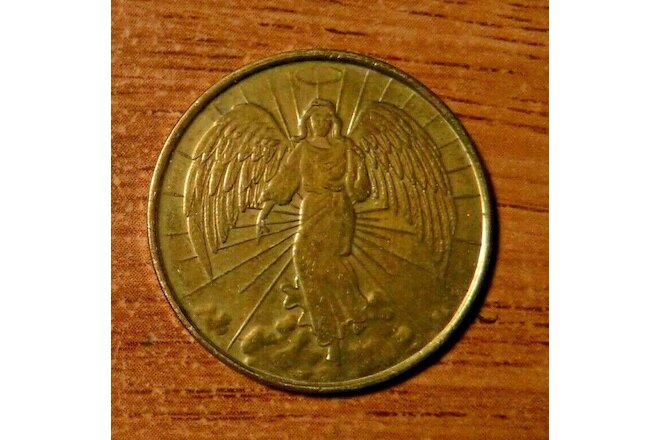 Lot of 5 Guardian Angel Pocket Medals, Coins