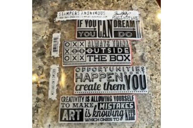 Tim Holtz Stampers Anonymous Motivation 1 CMS289