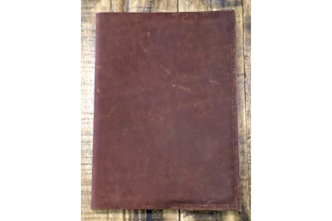 Leather Journal Cover & Lined Book Handcrafted Bible Diary Planner