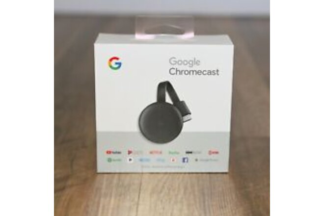 Google Chromecast 3rd Generation HDMI Media Streaming Cable ~ NEW IN BOX 🔥