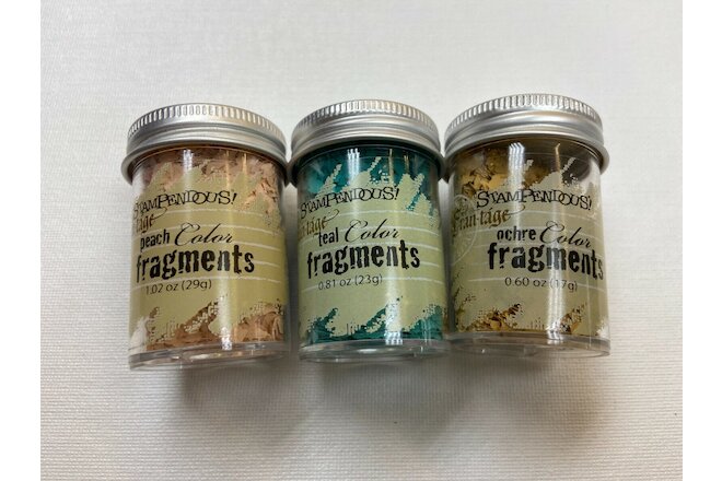 Stampendous Discontinued Fragments Textured Cardmaking Embellishment- Mixed Lot