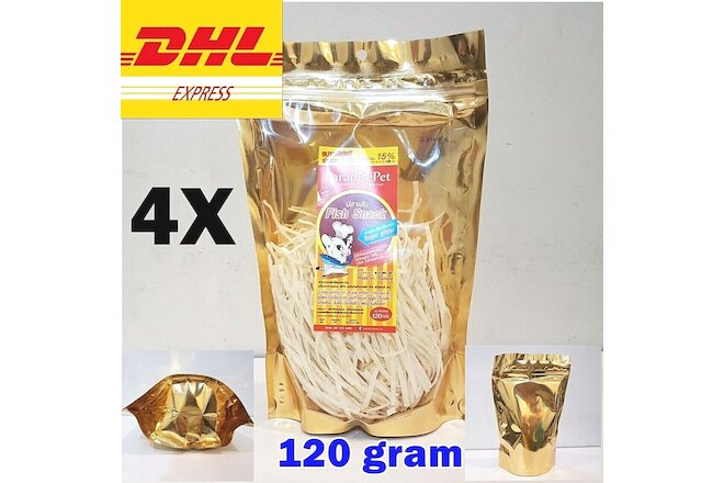 4 Pet Fish Protein Snack Hamster Sugar Glider Rodent Animals Teeth Favorite DHL