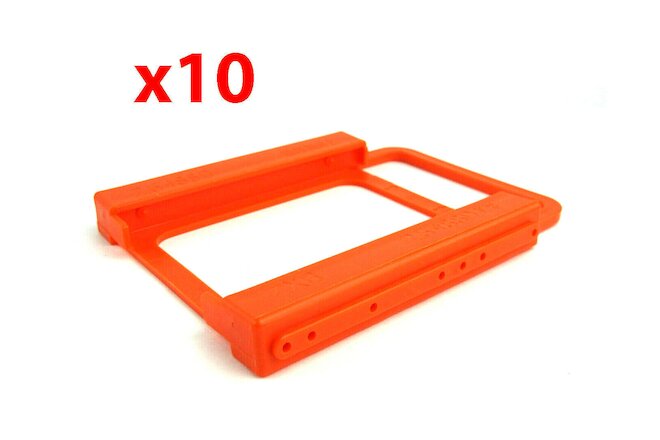 Lot of 10 2.5" to 3.5" Adapter SSD HDD Mounting Bracket Tray Caddy Bay