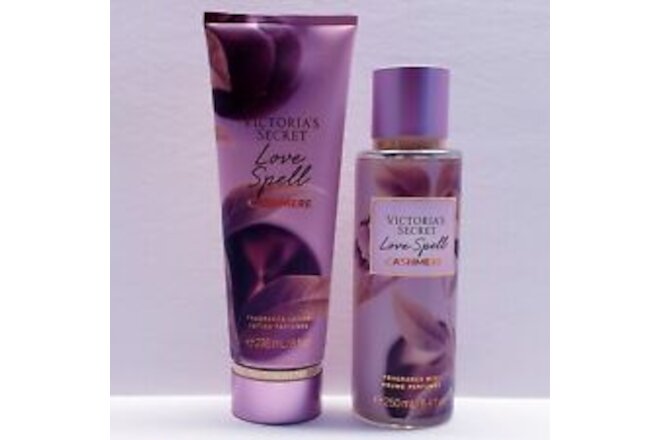 Victoria's Secret LOVE SPELL CASHMERE Fragrance Lotion and Fragrance Mist