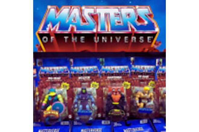 MOTU Retro 2022 Masters of the Universe Origins WAVE 9 Set of 4 NEW