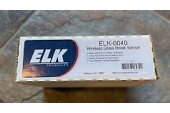 Elk ELK-6040 Wireless Glass Break Detector, Two-Way New 💥