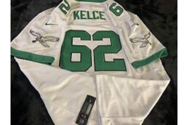 Philadelphia Eagles Jason Kelce - White Jersey Men’s Large Nike