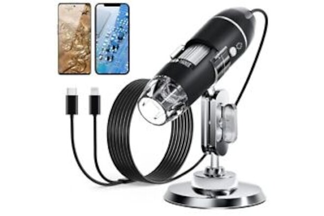 USB Digital Microscope Camera, Handheld HD Inspection Camera 50x-1600x