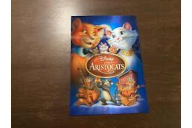 Disney 3d Lenticular Card Collector’s Disney Movie Club Aristocats 5X7