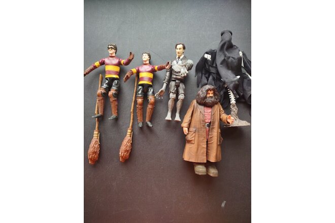 Harry Potter Action Figures 9inch Harry & Hagrid Lot of 5