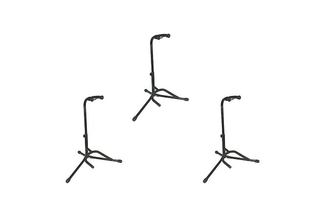 Musician's Gear Electric, Acoustic and Bass Guitar Stands (3-Pack)