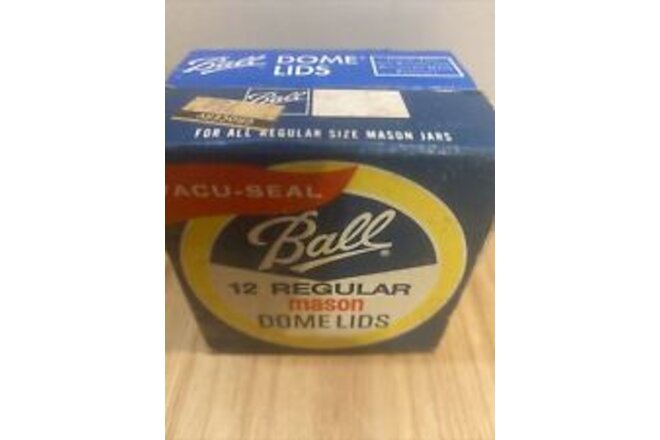 Vintage 2 Boxes of Ball Regular Mouth Dome Mason Jar Lids Vacu-Seal 24 Total NOS