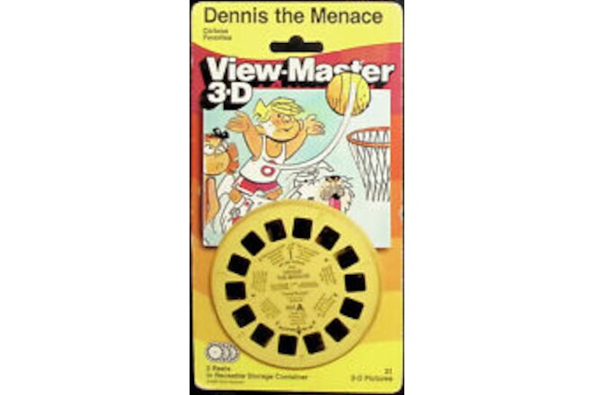 DENNIS THE MENACE  3d View-Master 3 Reel Packet NEW SEALED