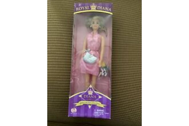 Rare Pink Royal Princess Wales Diana Barbie Doll Way Out Toys Collectible READ