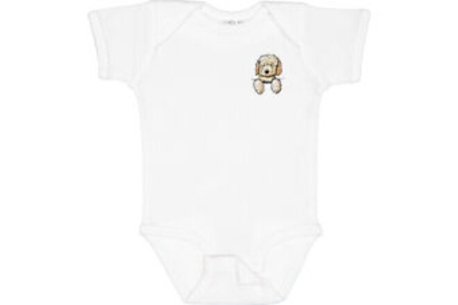 Inktastic Pocket Goldendoodle Baby Bodysuit - KiniArt Doodle Dog Labradoodle Pet