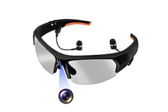 eovas Camera Glasses HD 1080P Bluetooth Glasses with Camera Sunglasses Smart ...