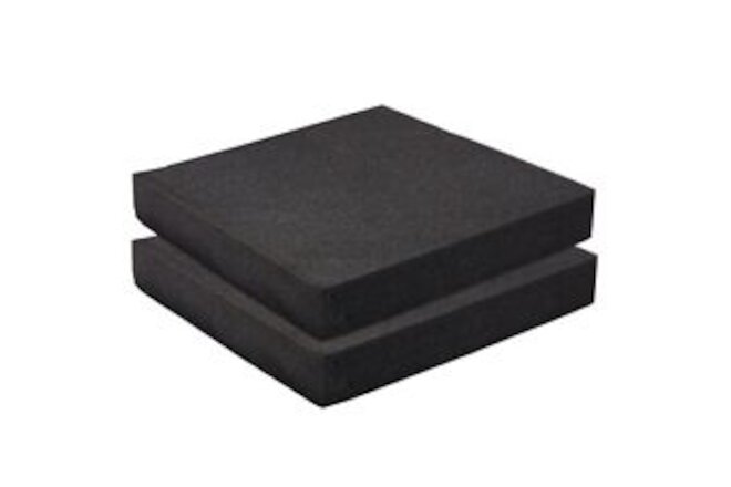 Customizable Polyurethane Foam Pads for Packing and Crafts, 2" (12x12", 2 Pack)