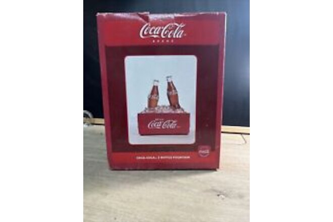 Coca-cola Coke 2 Bottle Fountain Display Official Licensed Product
