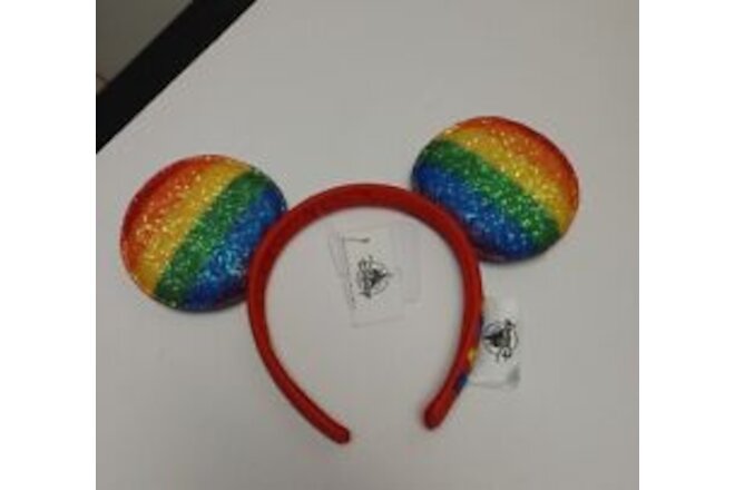 Disney Parks Limited Ears Headband Pride Love Rainbow Minnie Mouse