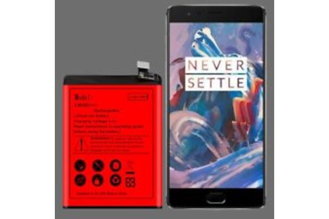 Large Capacity 3520mAh Built-in Rechargeable Battery f OnePlus 3 A3000 A3003 NEW