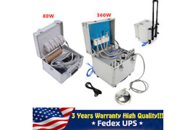 Dental Delivery Unit Portable Rolling Box Treatment Compressor System