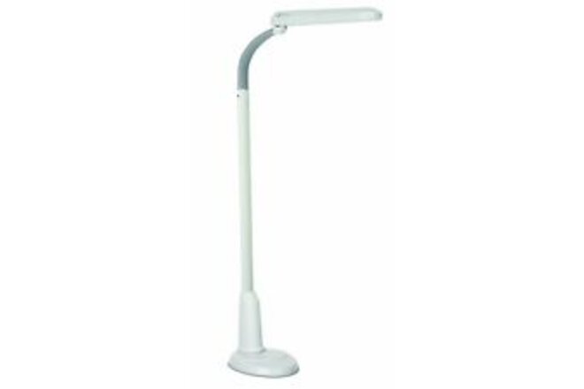OttLite Standing Floor Lamp with Adjustable Neck, Craft Plus - 24w Compact Fl...