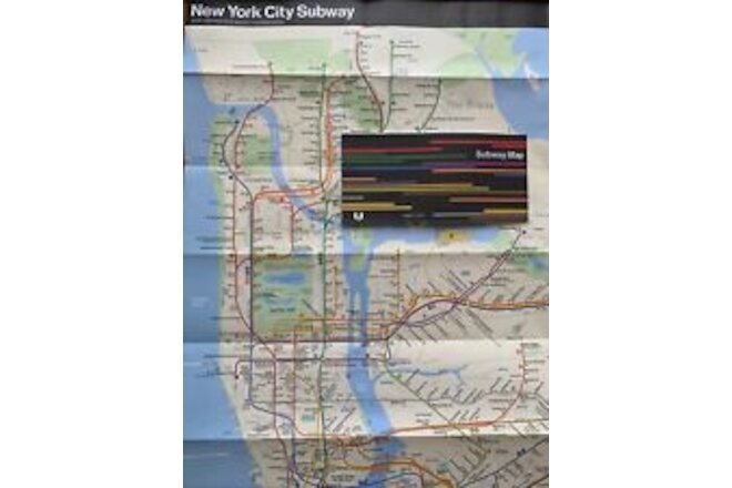 Full Size New York City MTA Transit NYC Subway Train Railroad Map Latest Version
