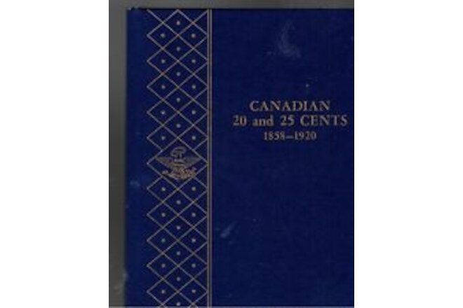 Canadian20 and 25 Cents 1858-1920  Whitman Album  NOS