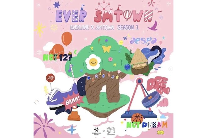 [MARK] Everland x SMTOWN NCT Dream & 127 - 4Cuts Photo Sleeves set NEW! SEALED!