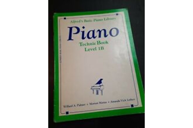 Alfred's Basic Piano Library: Technic Book Level 1B, 1984 vintage