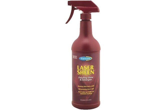 12-Laser Sheen 32 Oz Shine & Horse Mane Detangler Conditioner Concentrate 45904